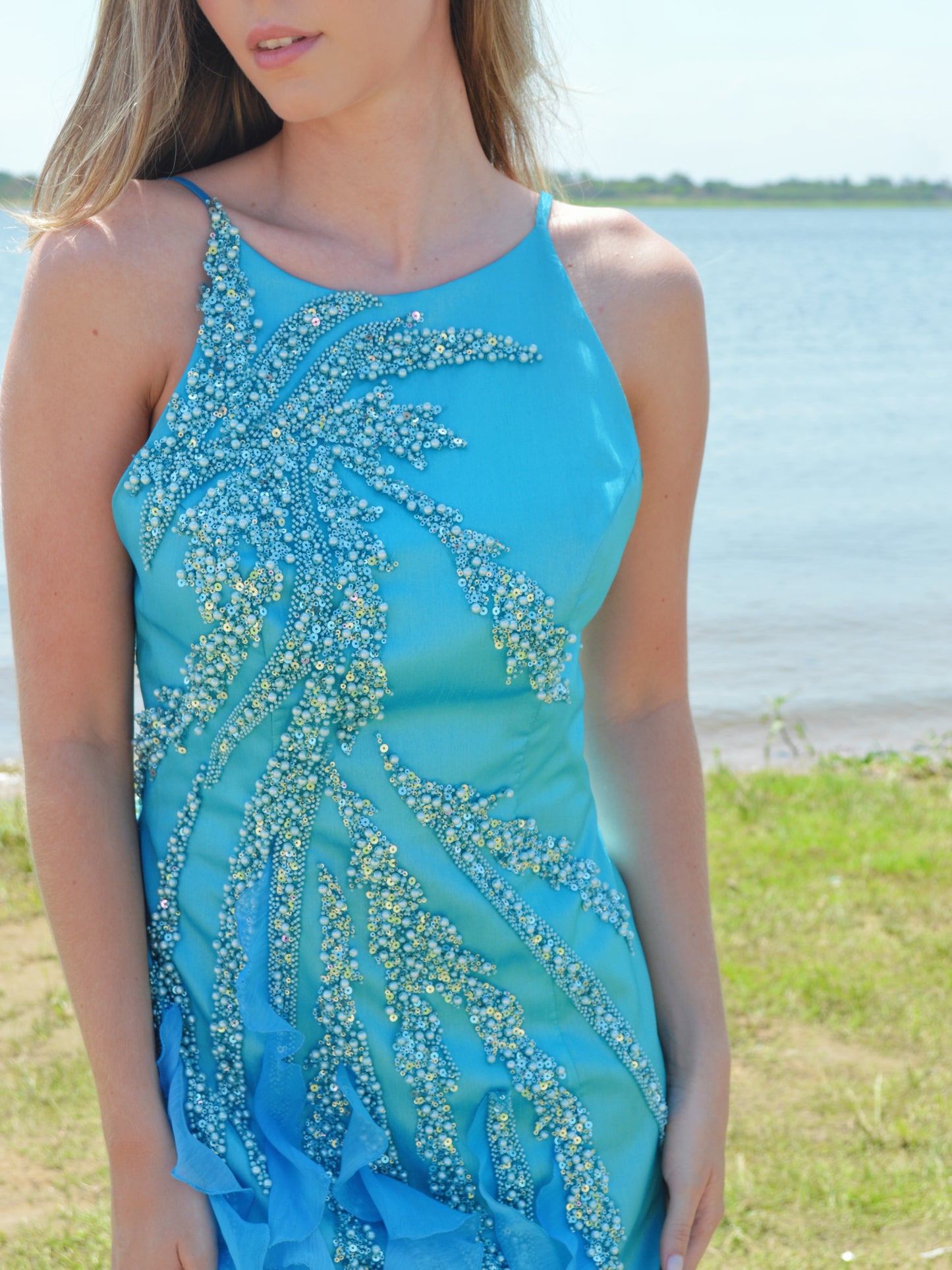 Halter Ruffle