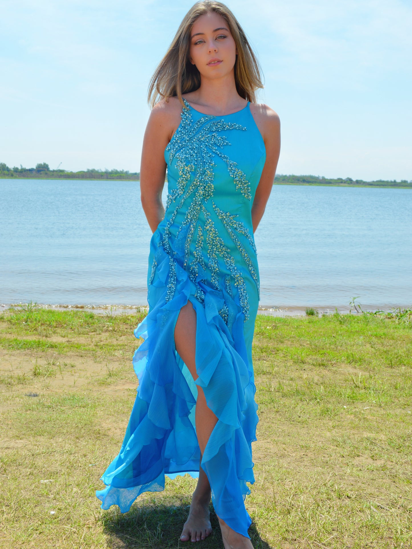 Halter Ruffle