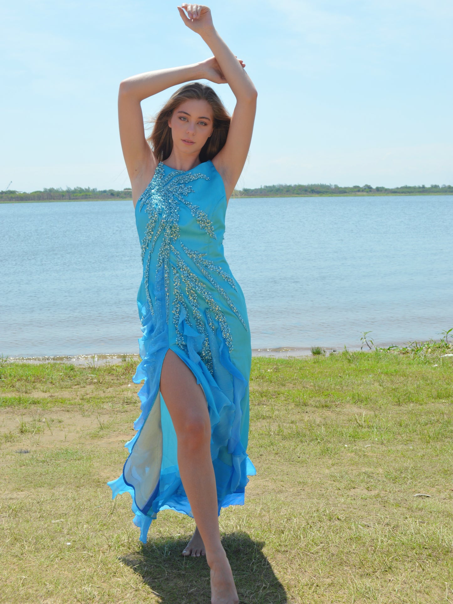 Halter Ruffle