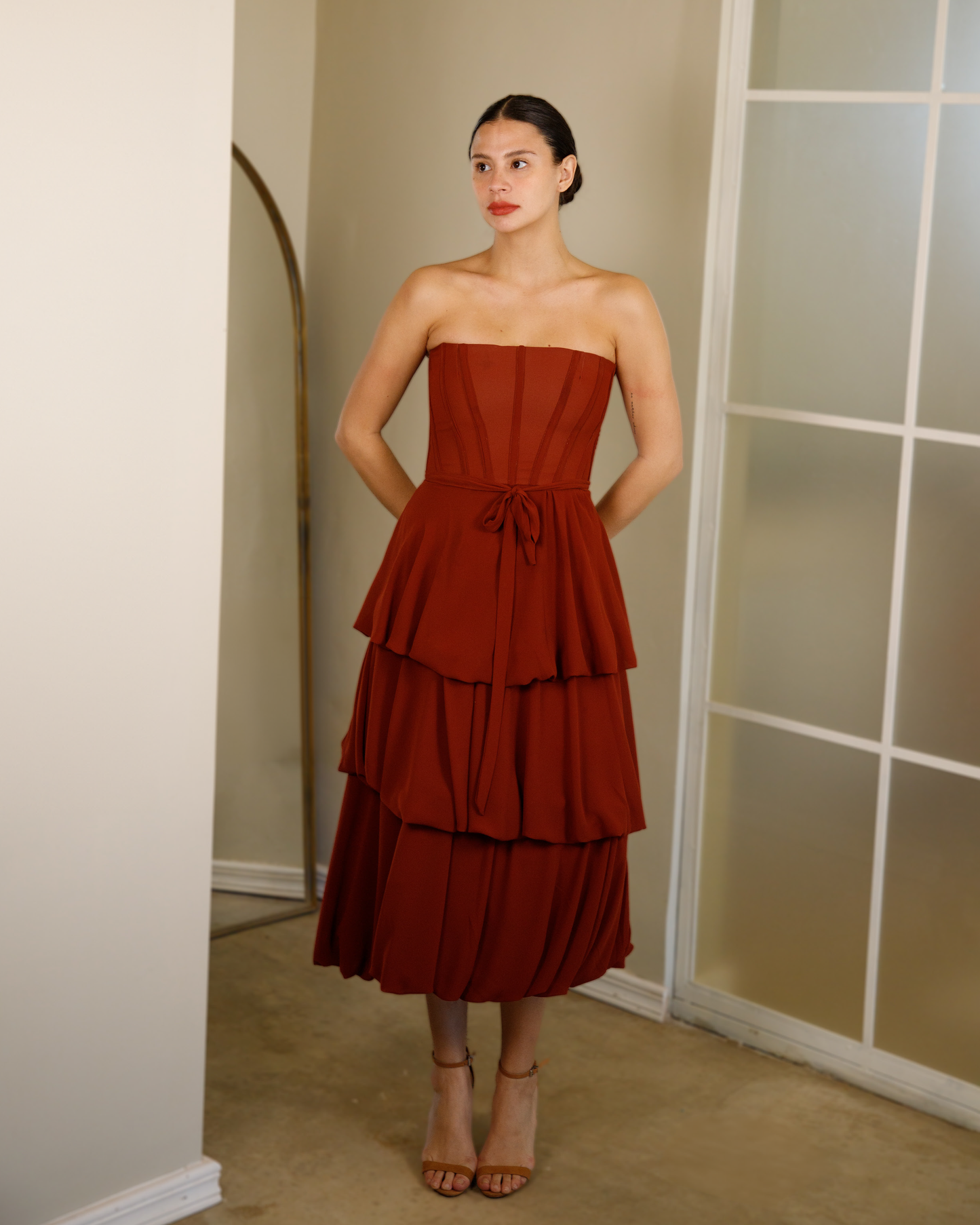 Vestido terracota