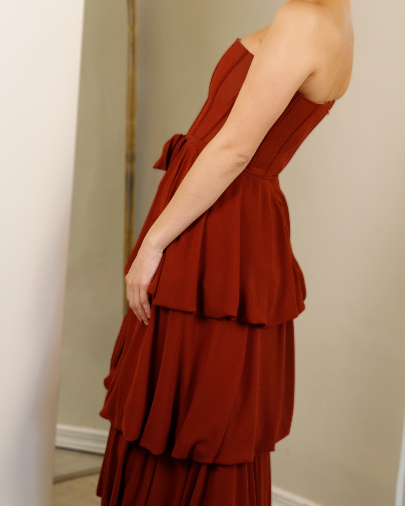 Vestido terracota