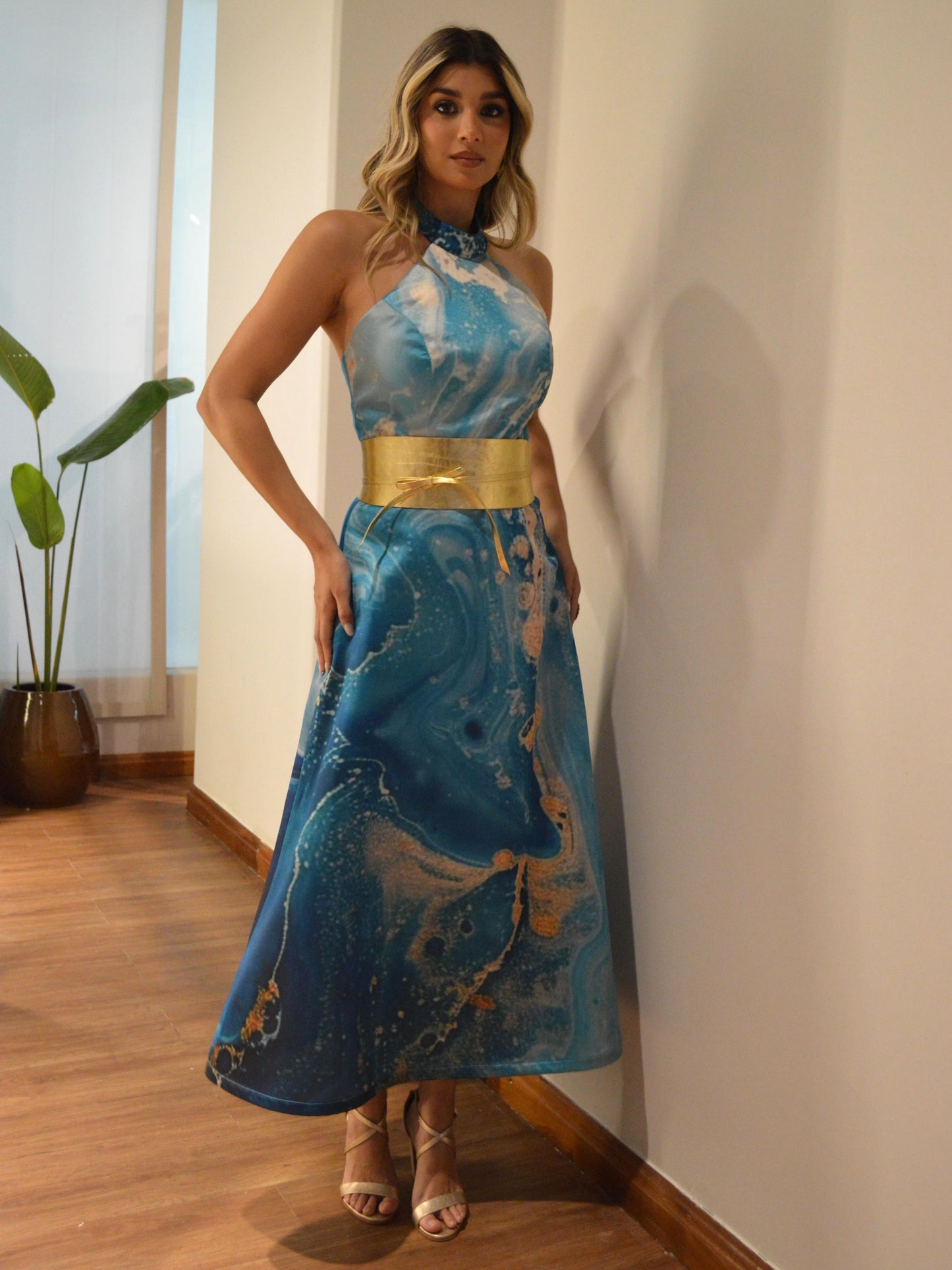 Vestido Mónaco midi