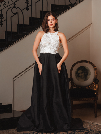 Black and White Dress
