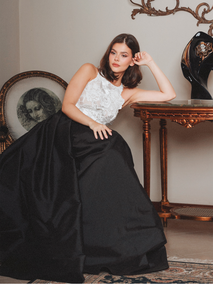 Black and White Dress
