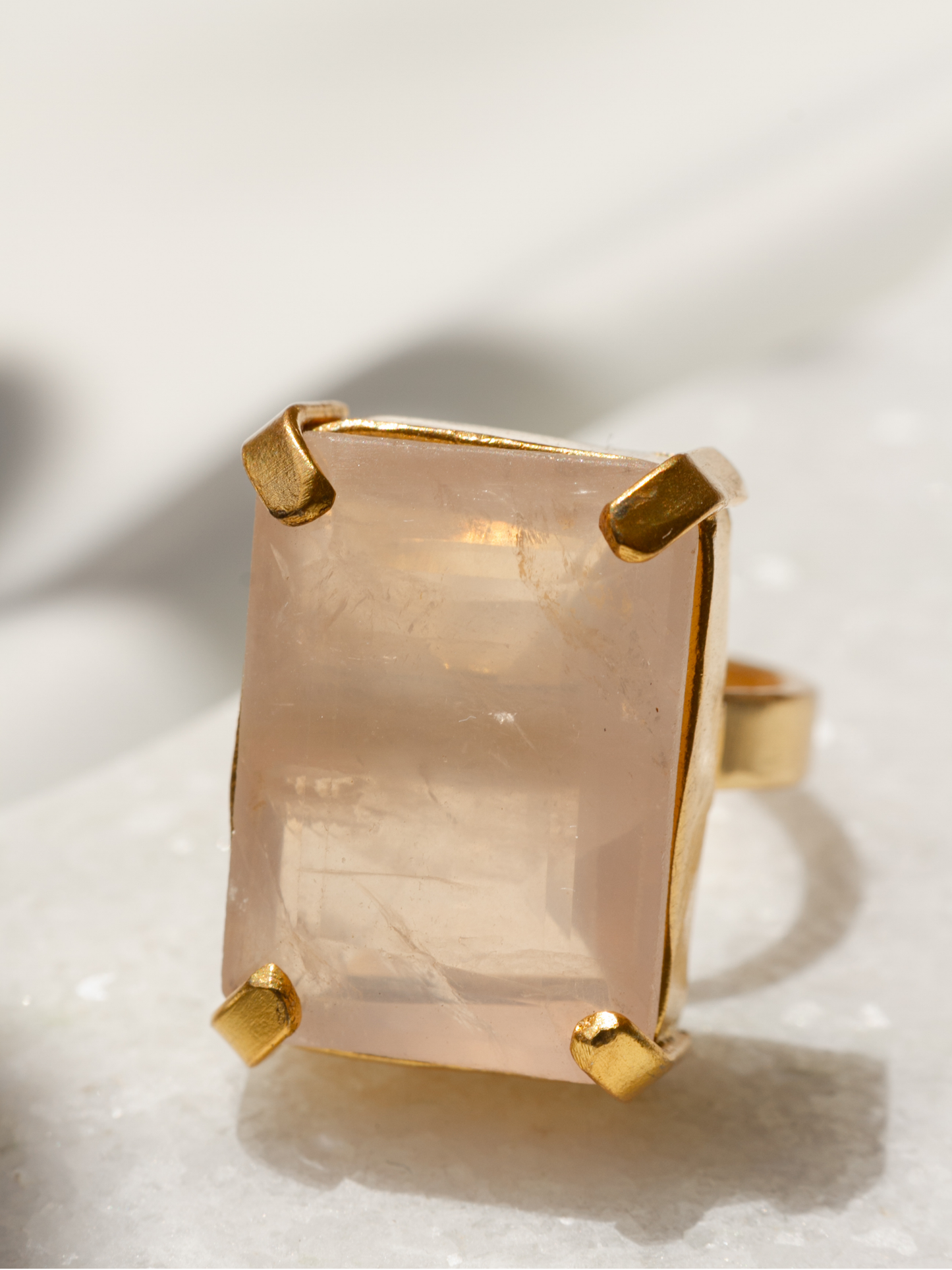 Anillo Maxi Piedra Citrino
