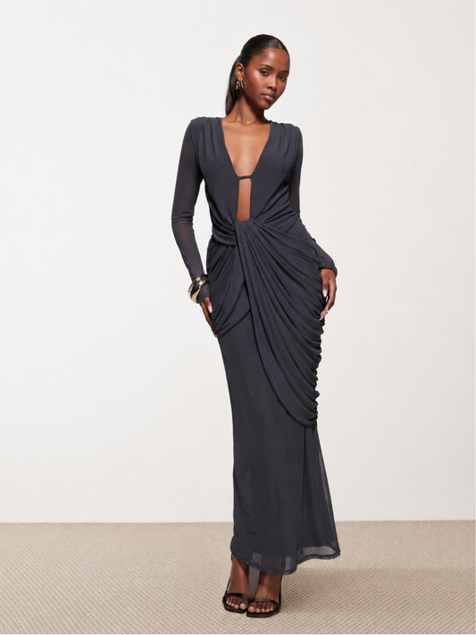 The Grey Maxi Dress