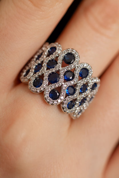 Sapphire Lace Ring