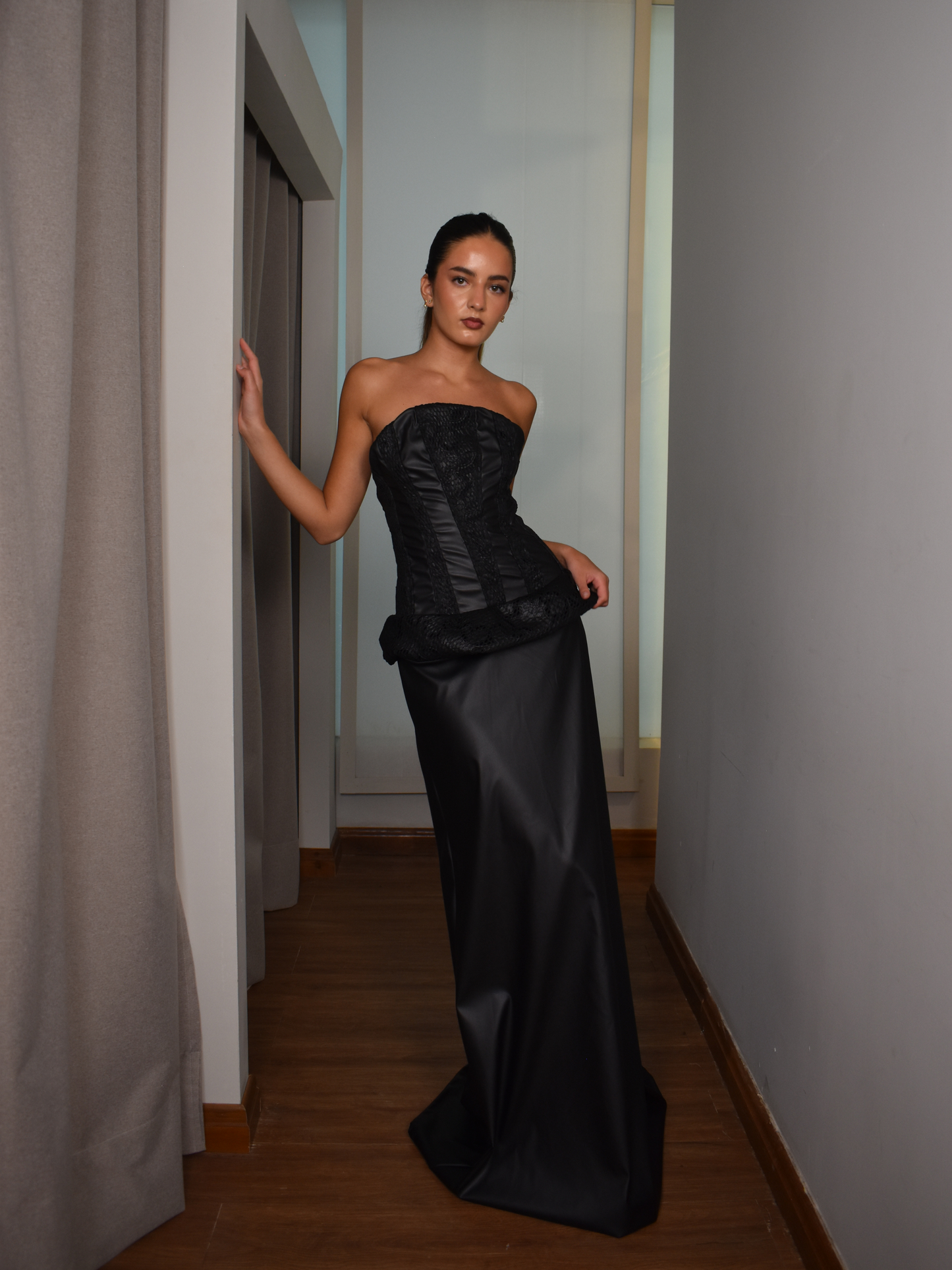 Black Leather Dress
