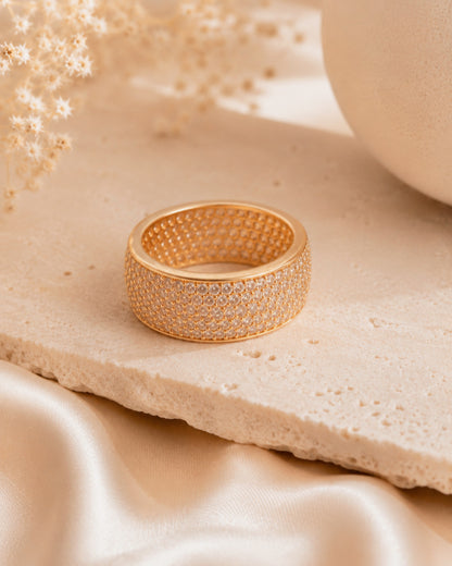 Champagne Glow Ring