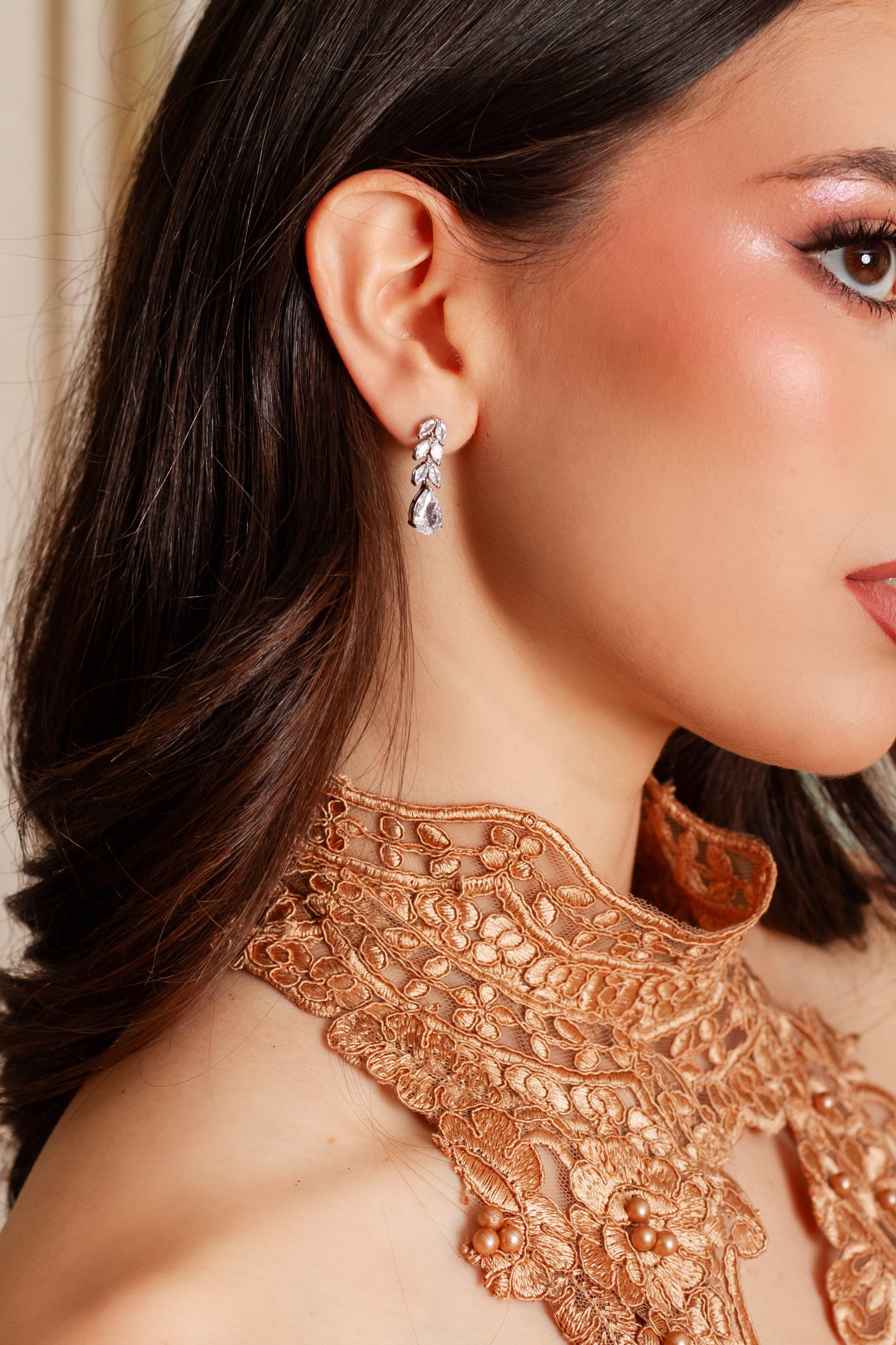 Crystal Vine Earrings