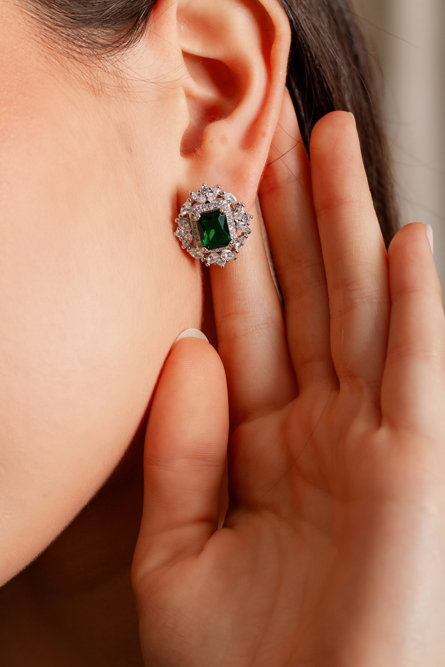 Emerald Garden Earrings
