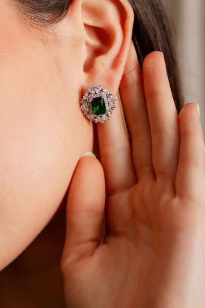 Emerald Garden Earrings