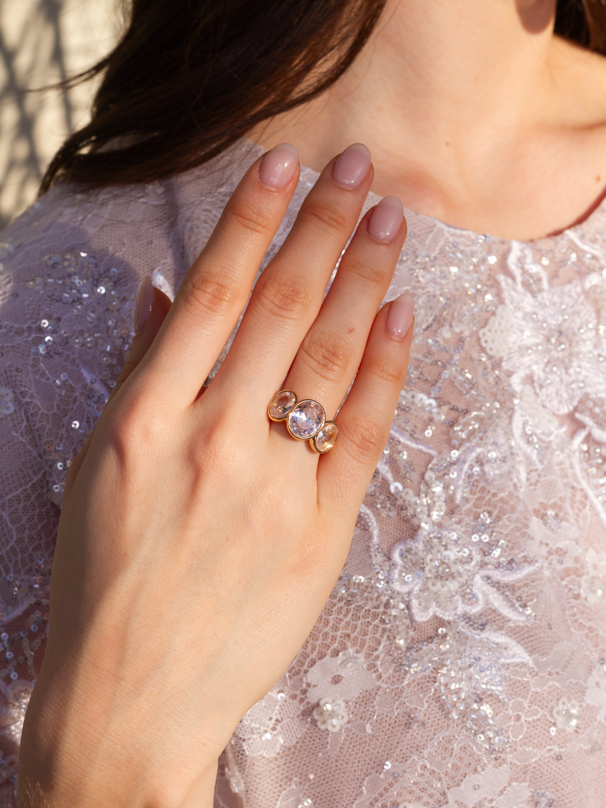Golden Dew Ring