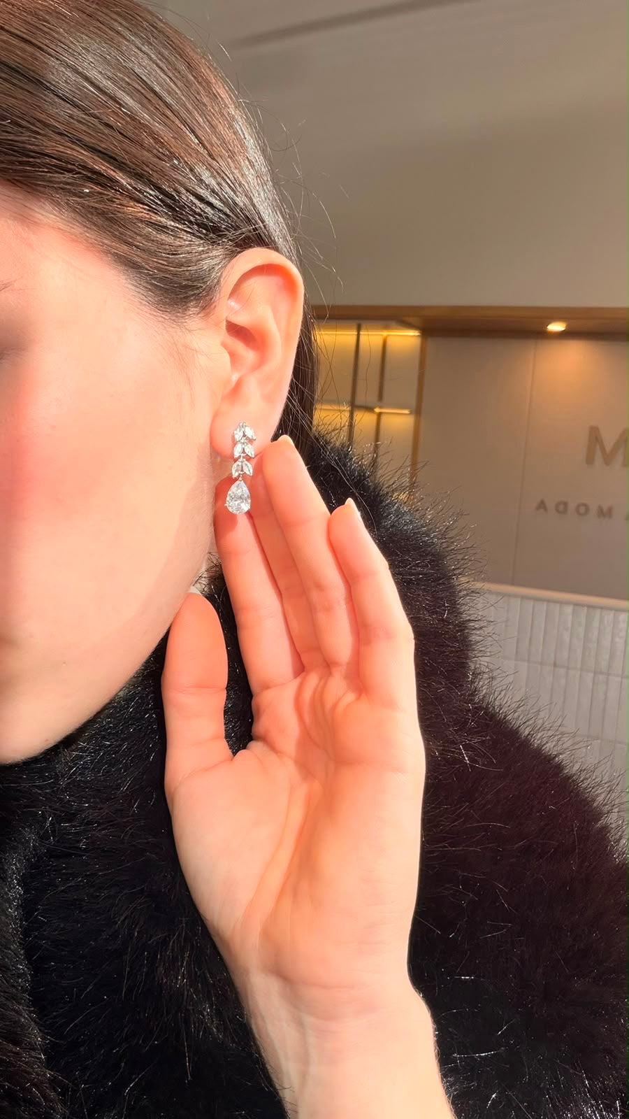 Crystal Vine Earrings