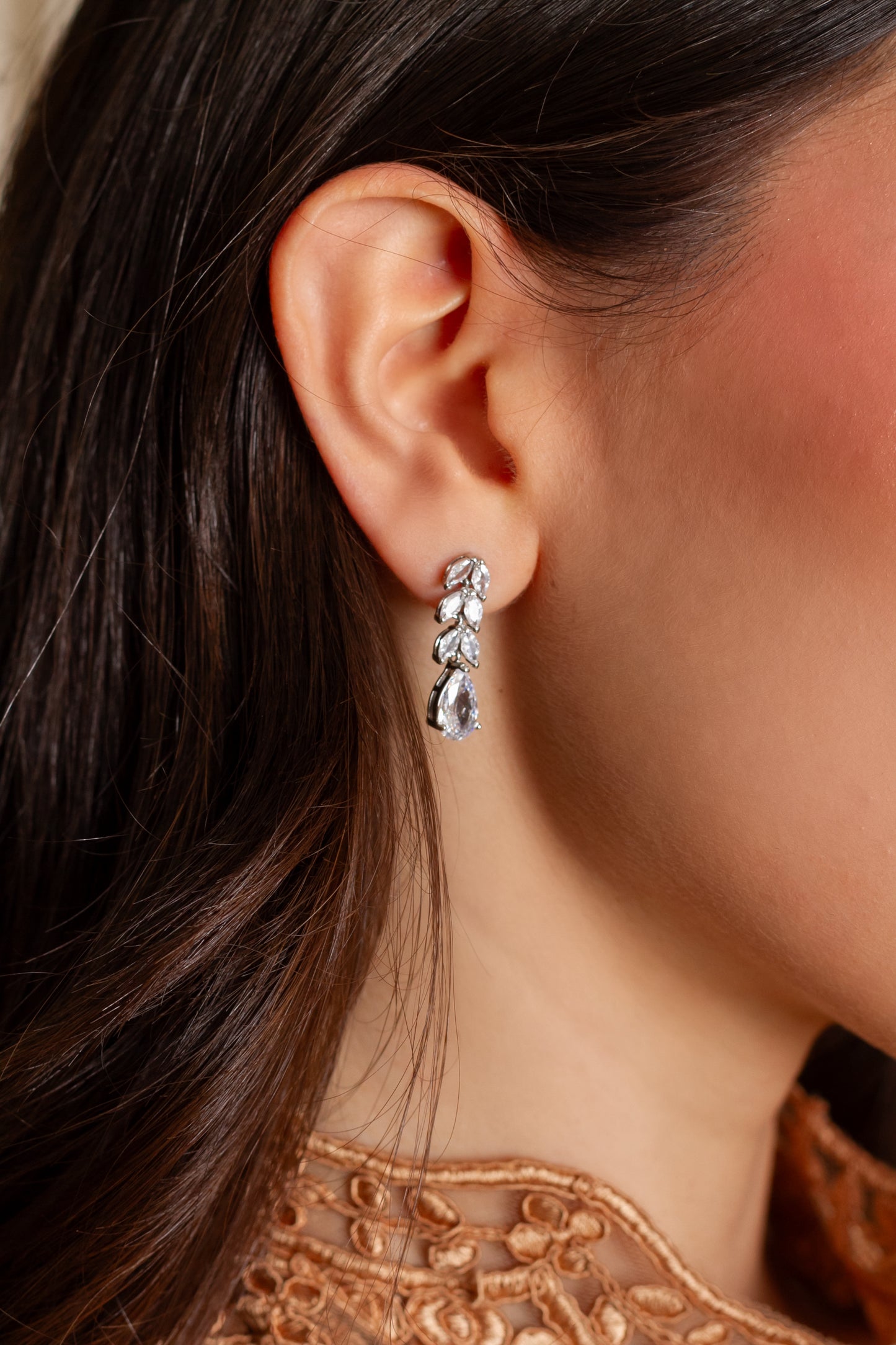 Crystal Vine Earrings