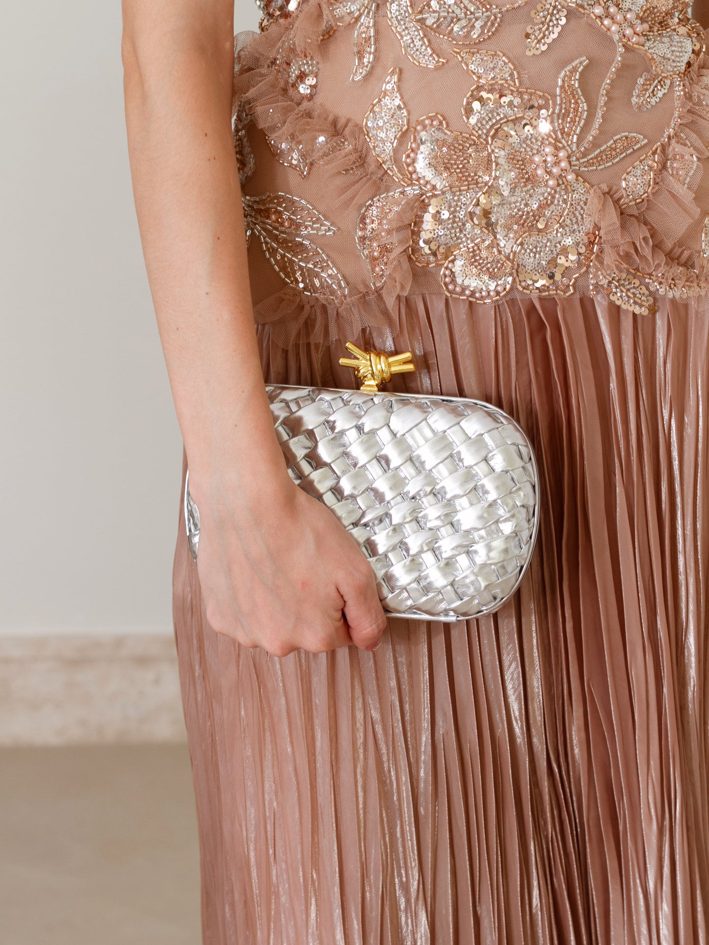 Silver Clutch