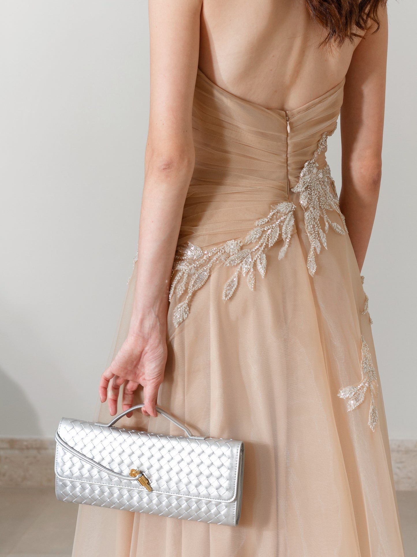 Silver Clutch Bag