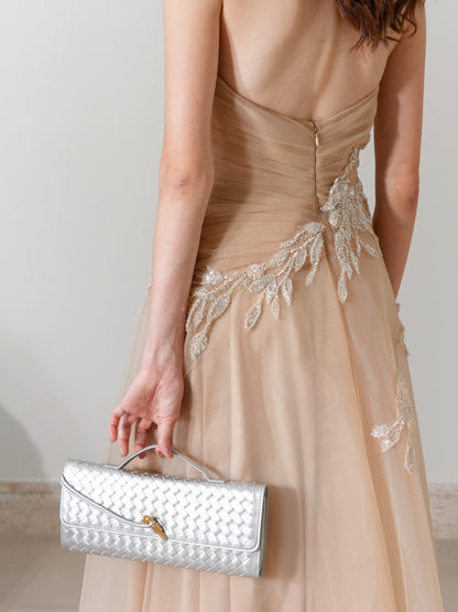 Silver Clutch Bag