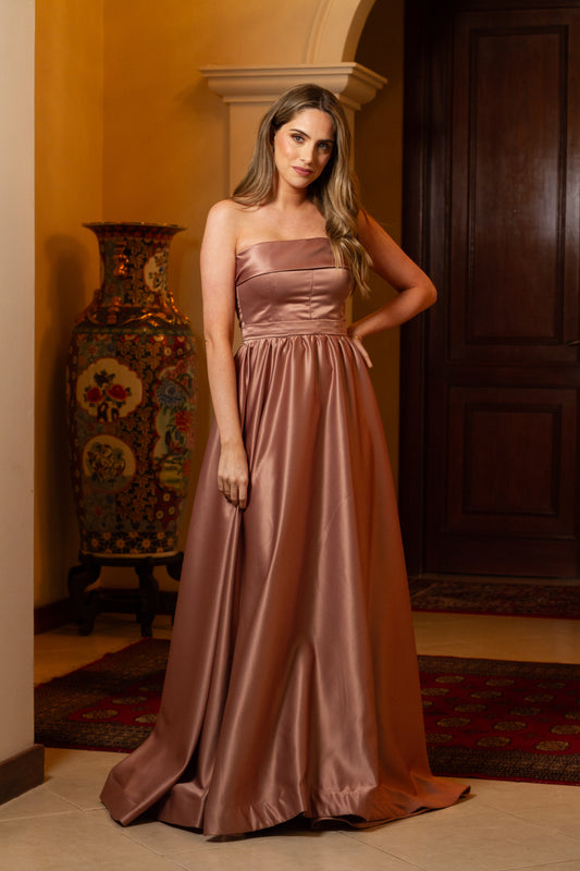 Vestido Salmon