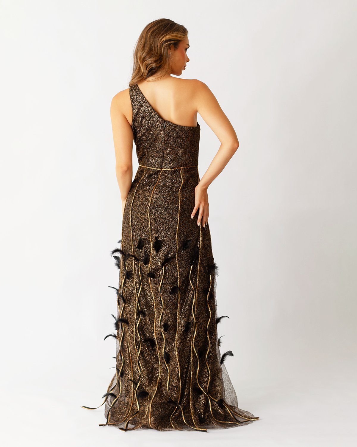 Vestido de un hombro