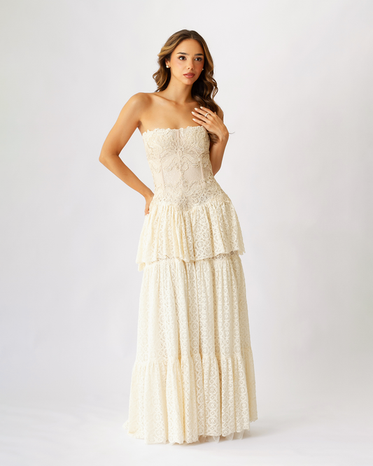 Vestido boho rustico