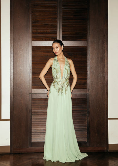 MATTERS Aiya Sage Green Dress