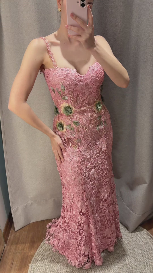 Pink Floral Dress