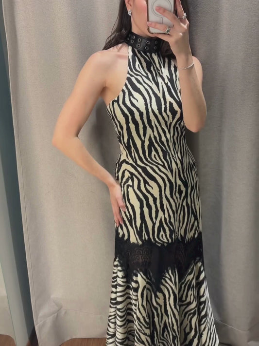 Zebra Print Dress