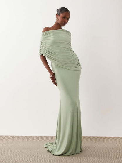 Mint Wrapped Maxi Dress