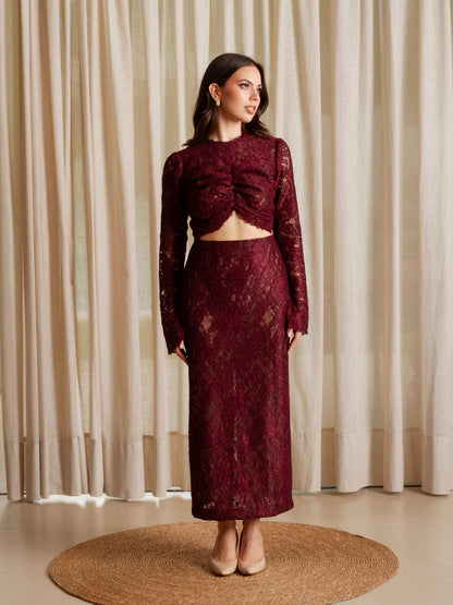 Wine Dress