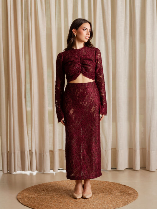 Wine Dress